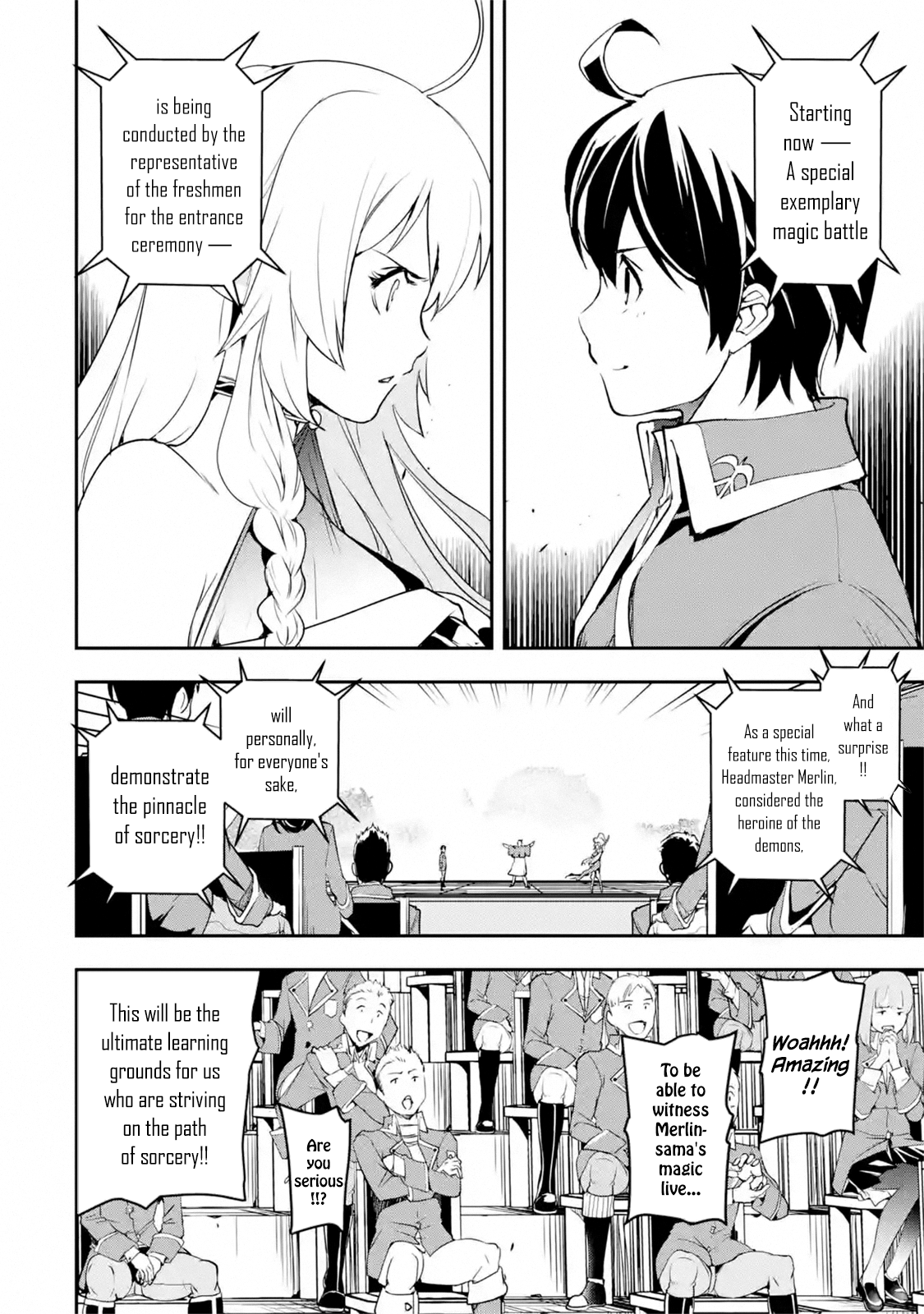 Rakudai Kenja no Gakuin Musou Chapter 8.4 8